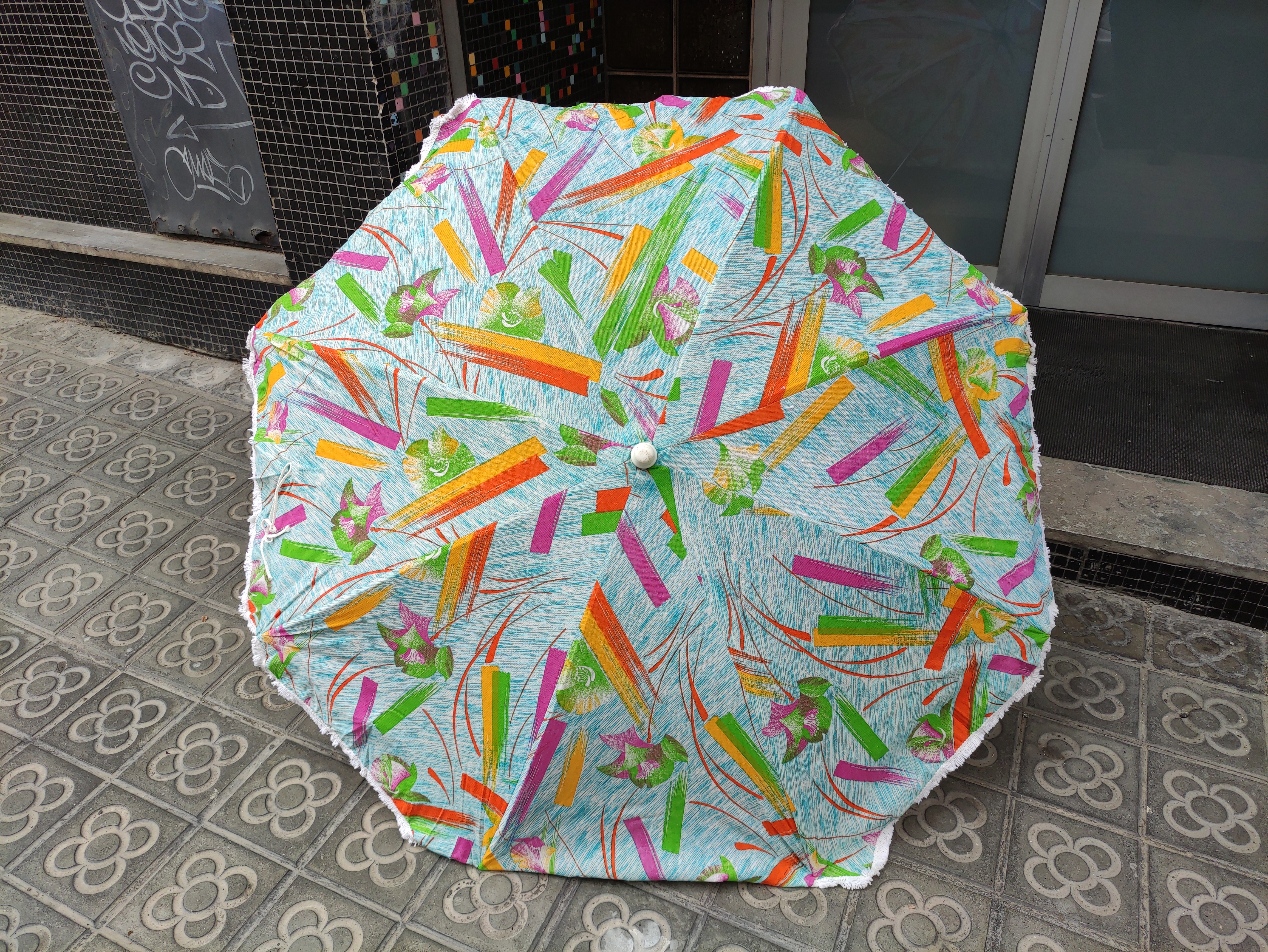 sombrilla estampada playa picnic o130-150 consultar